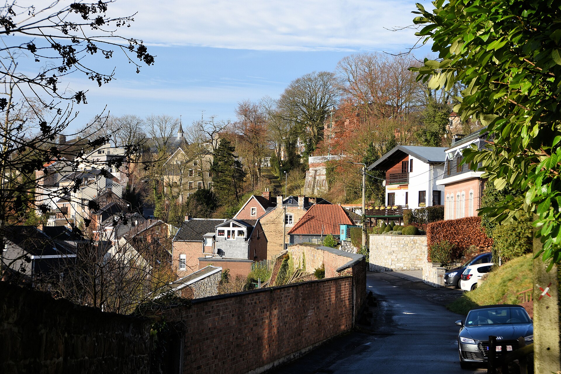 Eupen, eastern Belgium, where gendarmes reported the wave's first mass sighting on 29 November 1989