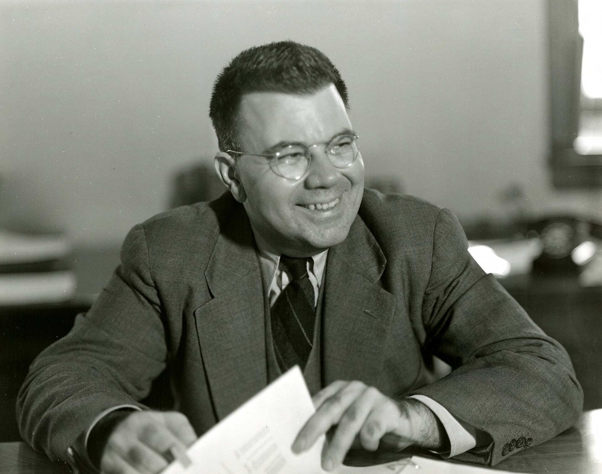 Physicist Edward U. Condon, chair of the 1966–68 University of Colorado UFO Project.