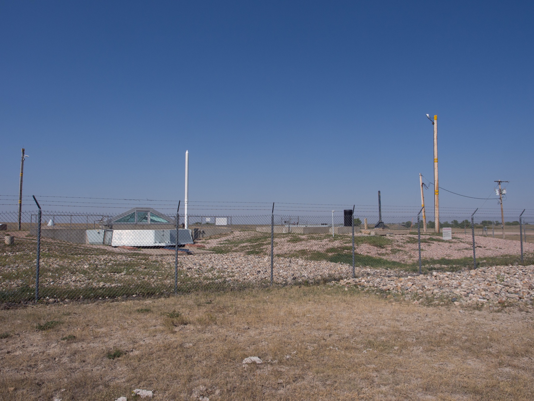 Minuteman missile silo (Delta-09, South Dakota) — same configuration as the Echo Flight silos at Malmstrom AFB on 16 March 1967.