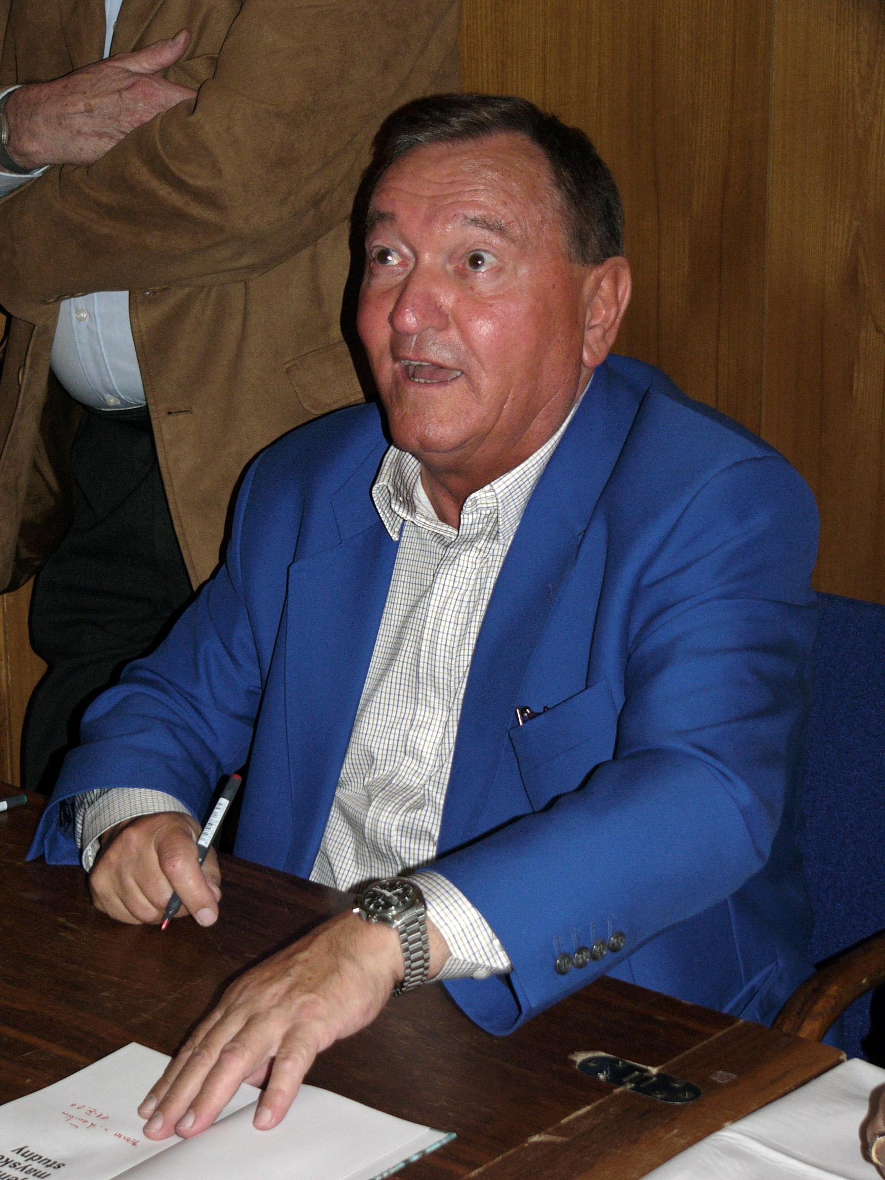 Erich von Däniken, founder of the modern ancient-astronaut genre.