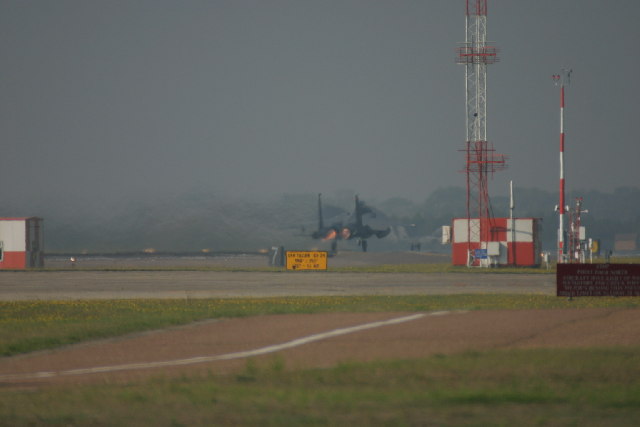 RAF Lakenheath in Suffolk — the joint USAF/RAF base whose ground radar tracked the unknown for over an hour on the night of 13–14 August 1956.