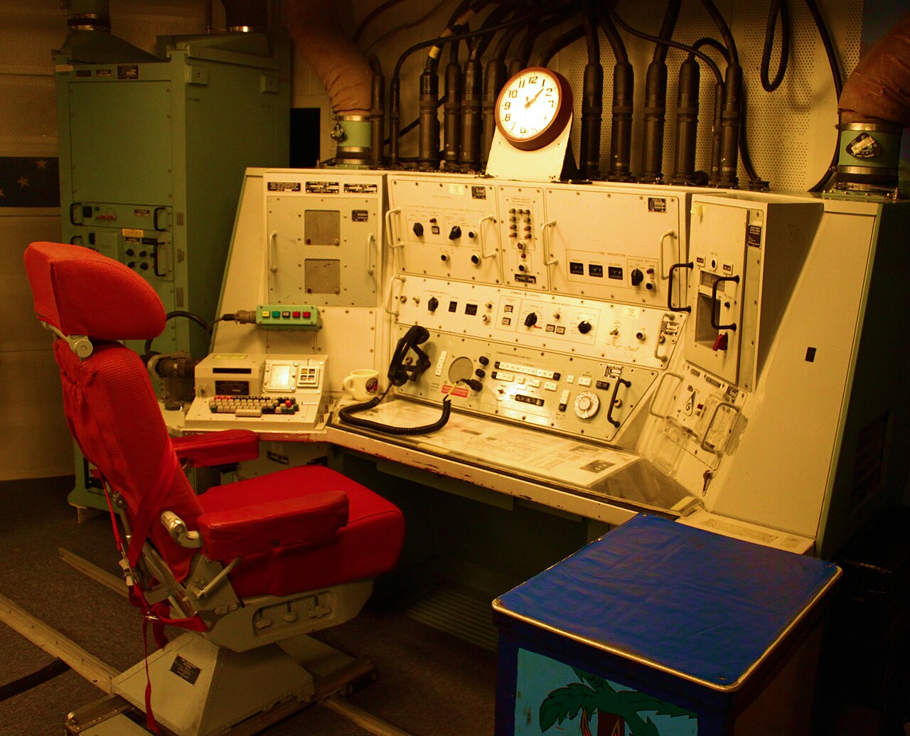A Minuteman launch-control center — the operational environment Salas would describe to Congressional staffers and at the 2010 National Press Club briefing as 'compromised by a UAP.'