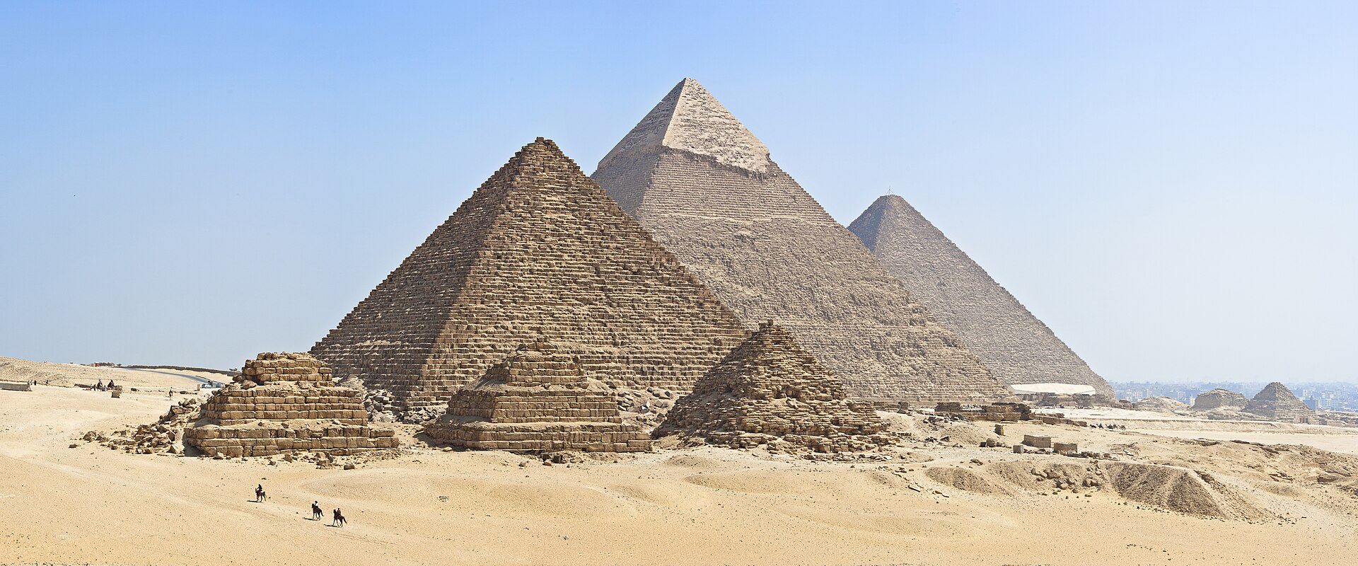 The Giza pyramid complex, Egypt.
