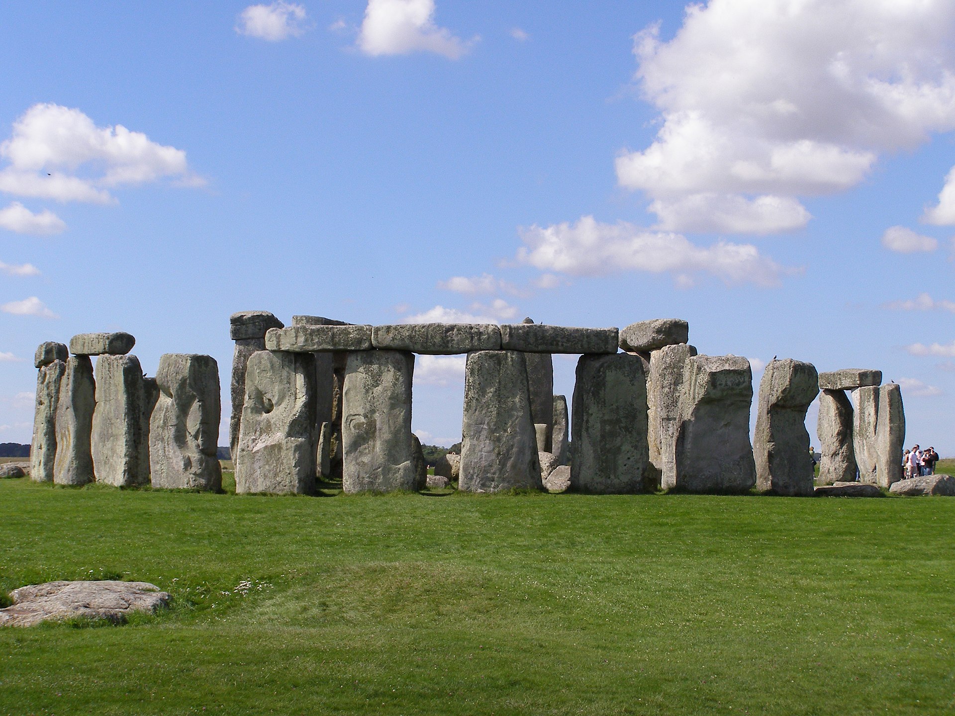 Stonehenge, Salisbury Plain, England.