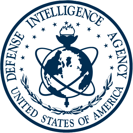 Seal of the U.S. Defense Intelligence Agency — the institution Vice Adm. Thomas R. Wilson directed (1999–2002), the period covered by the disputed 2002 memo.