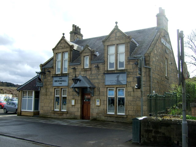 The Broomhill Inn, Bonnybridge — a pub frequented by witnesses. The 1992 case that started it all was James Walker's report of a flying triangle hovering over his car at the Bonnybridge roundabout one November night.