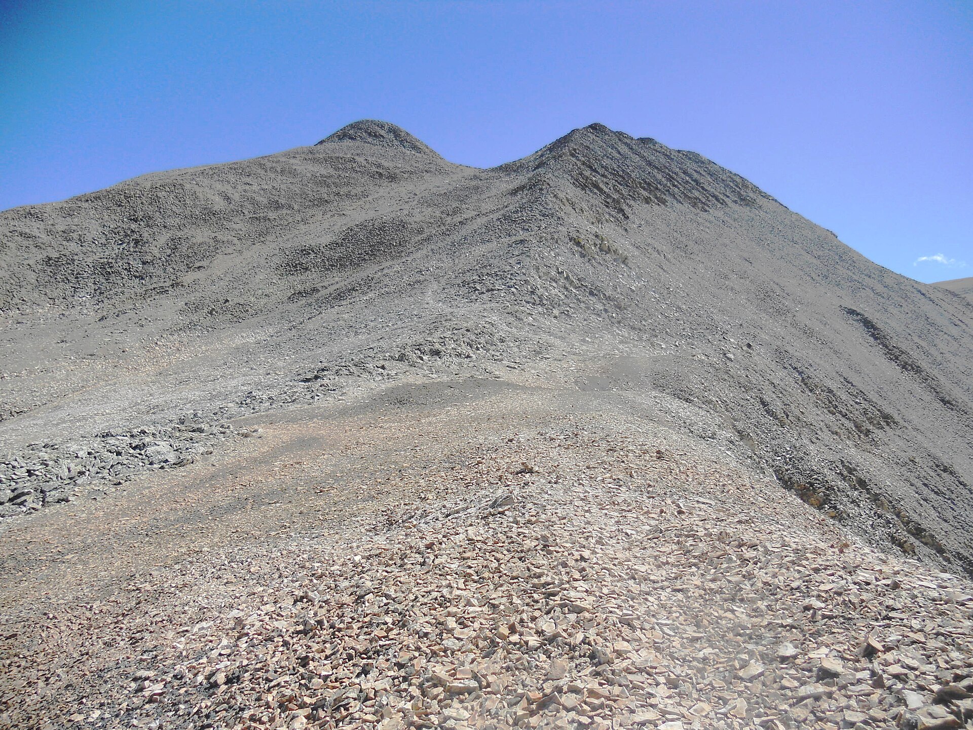 Gemini Peak in the Mosquito Range. The high basins drain into Fairplay, where 19th-century gold panners reported odd lights on the ridgeline at dusk.