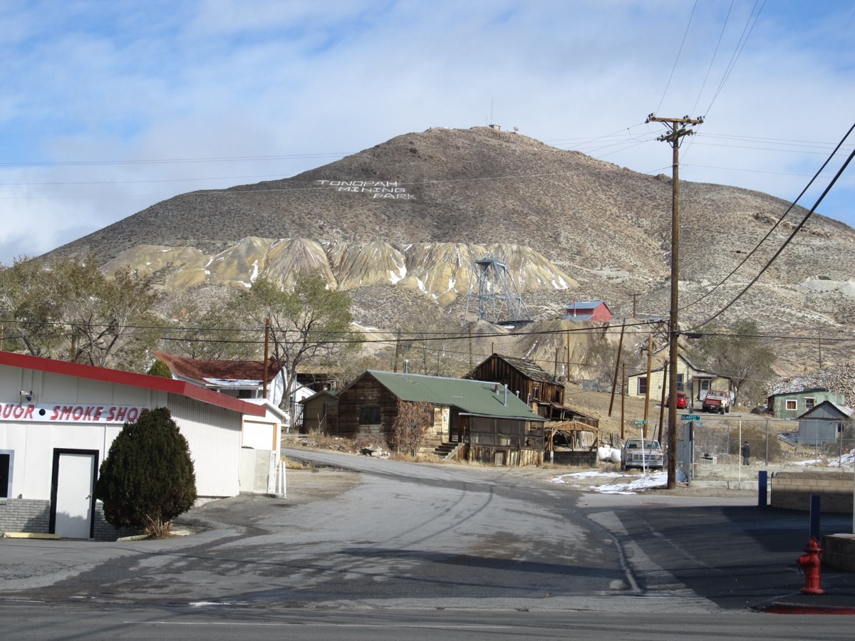 Tonopah, Nevada — town view from US 95.