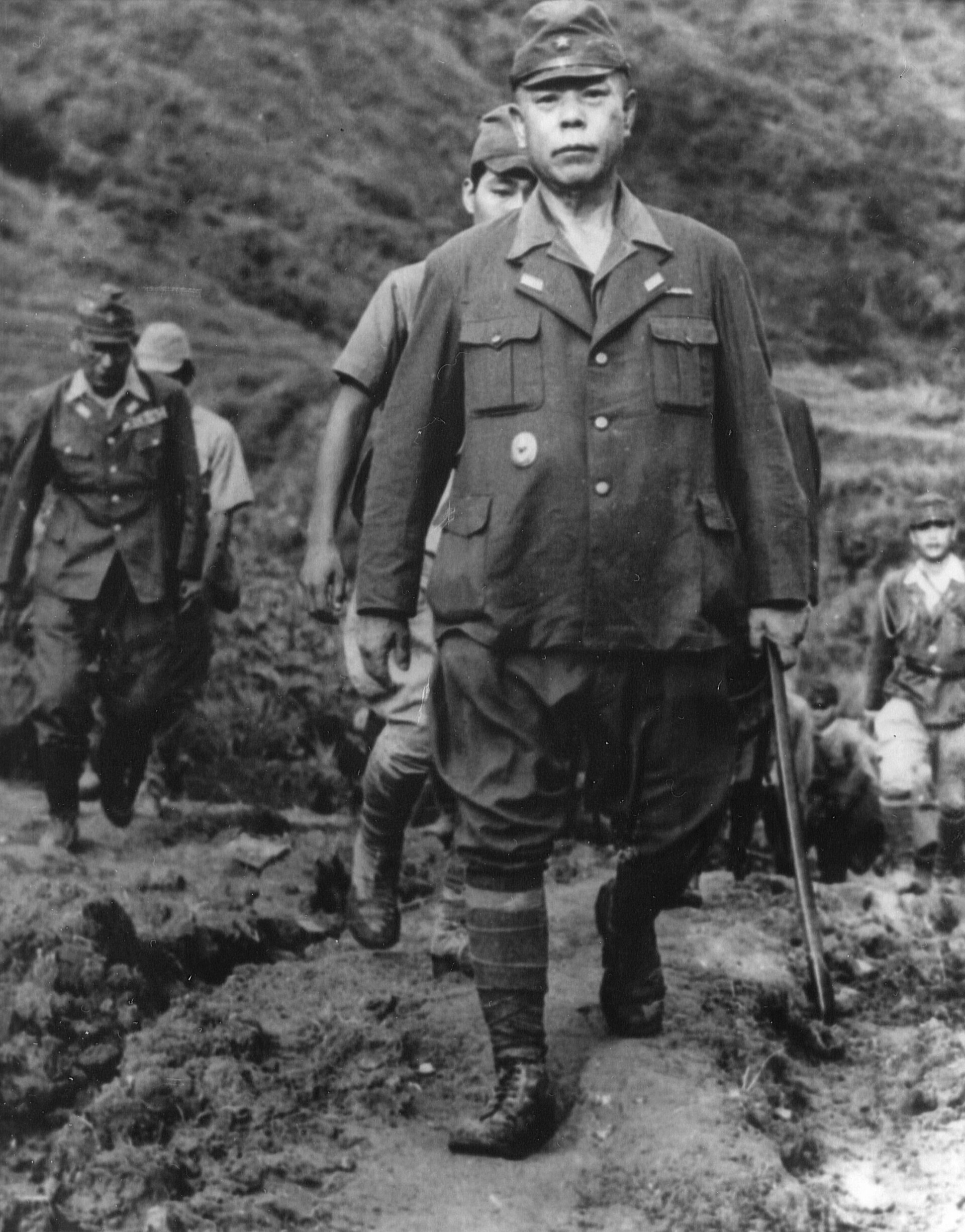 General Tomoyuki Yamashita surrenders, 2 September 1945. The 'Tiger of Malaya' was tried in Manila and hanged 23 February 1946; any knowledge of buried treasure caches died with him — including the location of the alleged 175 sites the Marcos era would spend decades searching.